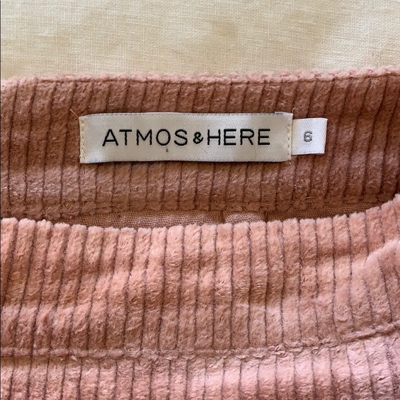 A-line corduroy mini skirt - Picture 3 of 4